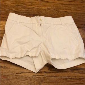 jcrew white shorts